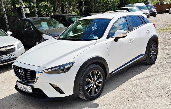 Mazda CX-3 cena 59850 przebieg: 64000, rok produkcji 2017 z Olecko małe 667